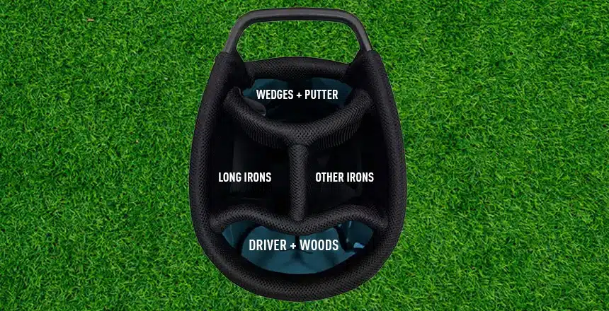 How to Organize A 4 Slot Golf Bag